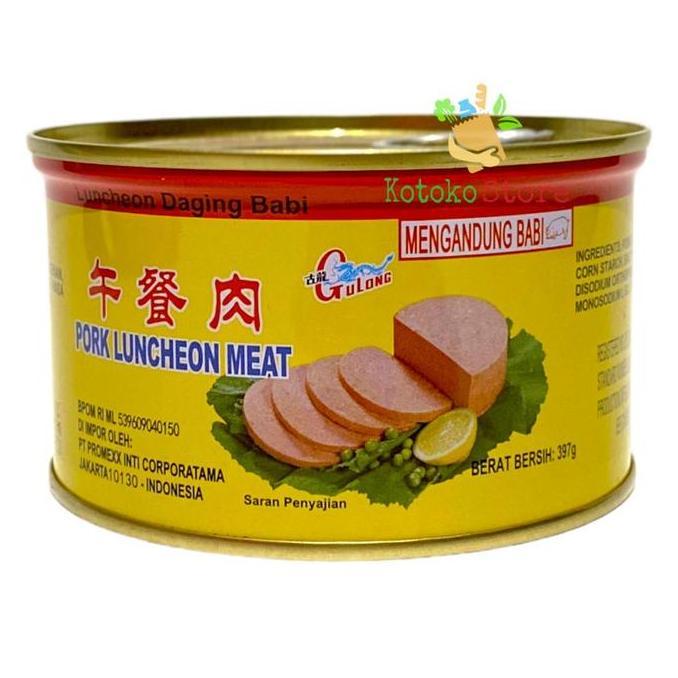 Gulong Pork Luncheon Meat / Ham Maling Gulong 397gr