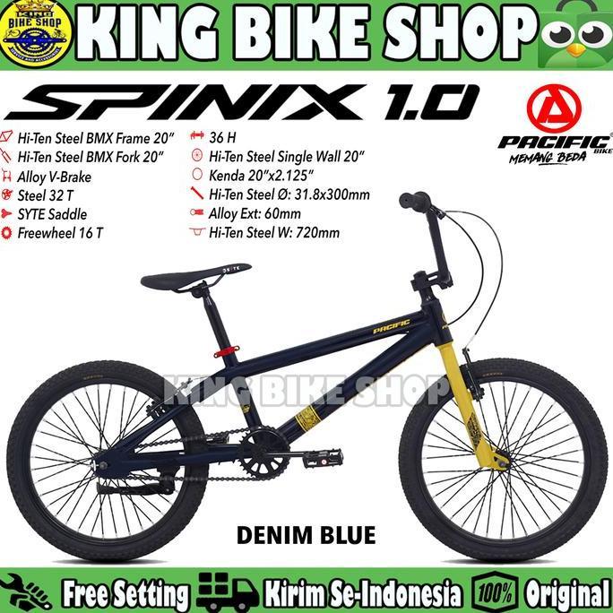 Ready Sepeda Anak Laki BMX PACIFIC SPINIX 1.0 Ukuran 20 Inch Usia 8-12 Tahun