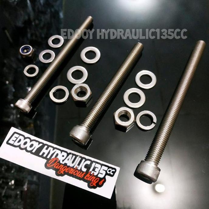 BAUT MONTING RX KING STENLIS ( L 1 SET ) - BAUT GANTUNG MESIN RX KING RXK RXS STENLIS