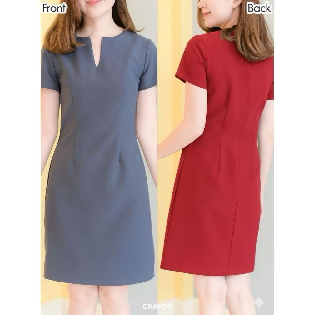 KUALITAS SUPER Dress Wanita Casual Putih Scuba L-XXL 2026