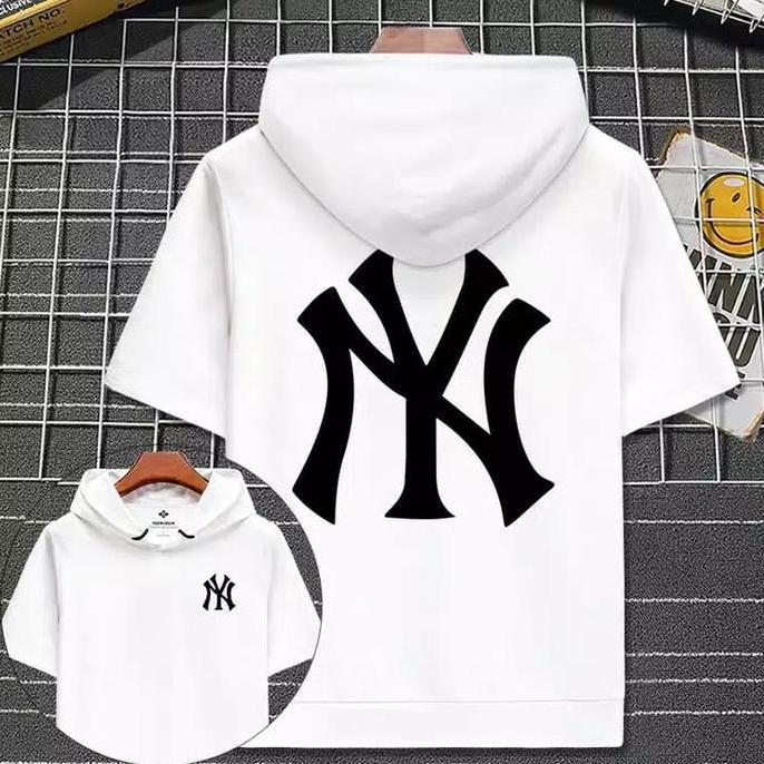 NEW CJ7QS-SWEATER/HOODIE-NY-LOGO BORDIR+SABLON-L/PENDEK/UNISEX/MALE/FEMALE ORI