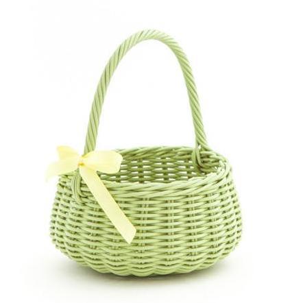 NEW KELLY BASKET/KERANJANG ROTAN BULAT DENGAN PEGANGAN ORI