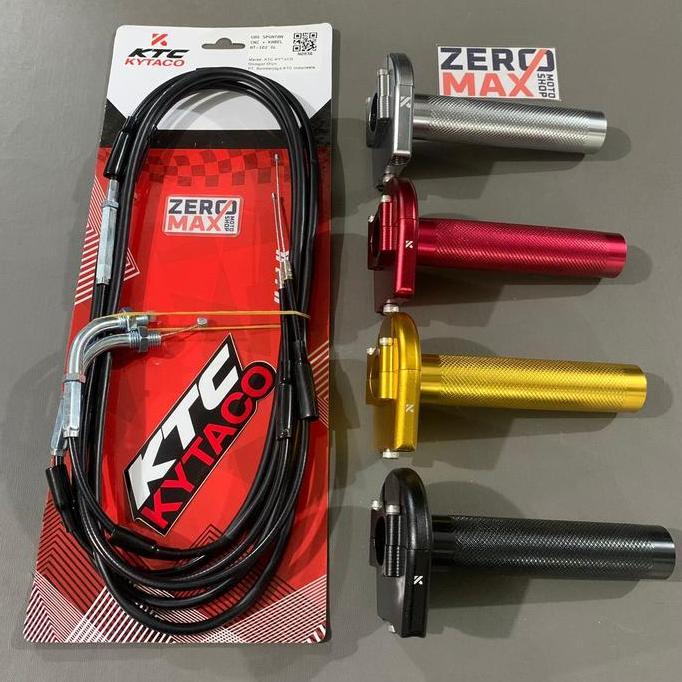 Gas Spontan KTC Kytaco 2 Kabel Gas CNC AT-102 Vario 125 Vario 150