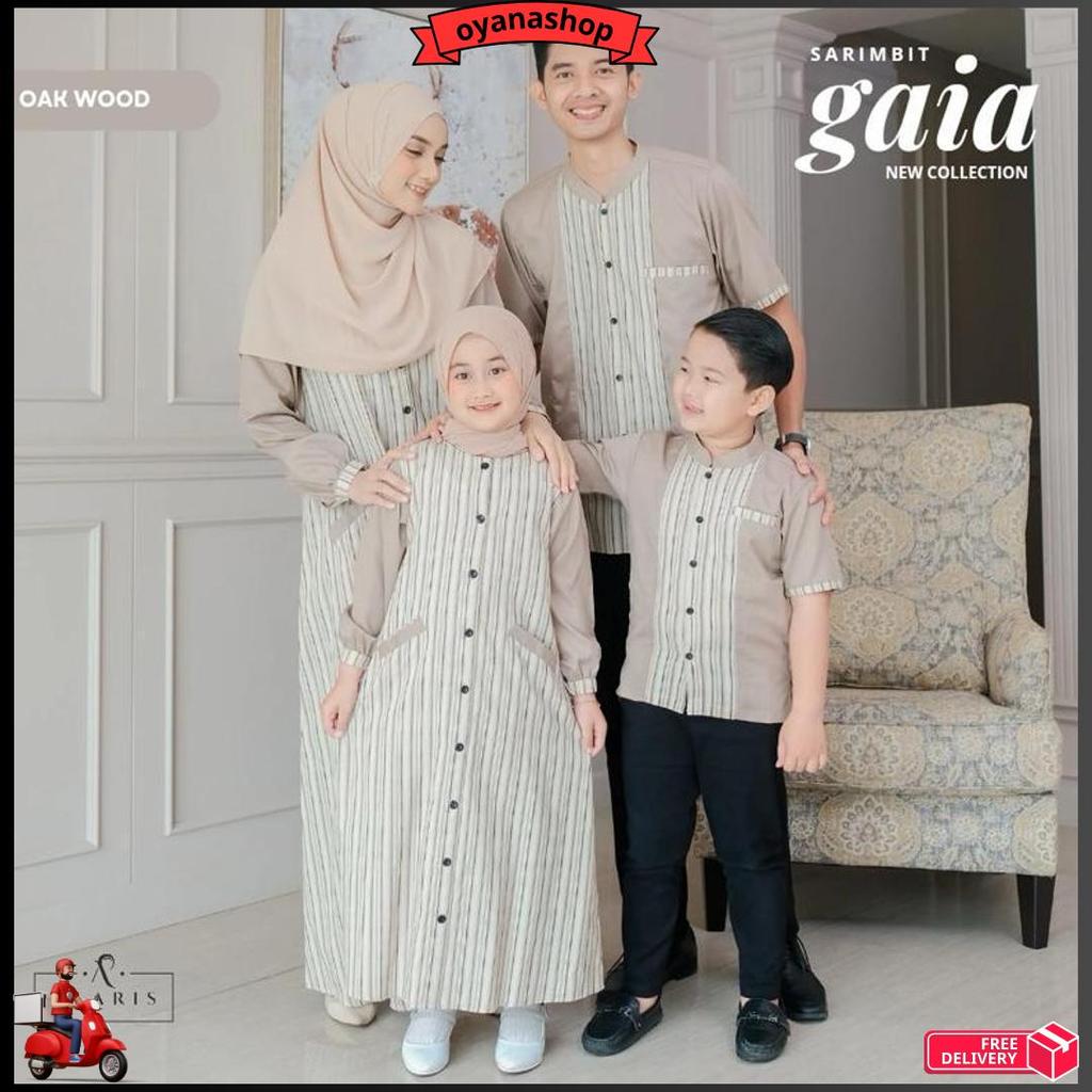 Gaia Stripe / Gamis Katun Salur / Gamis Garis Garis / Gamis Casual / Casual Dress / Gamis Motif Salu
