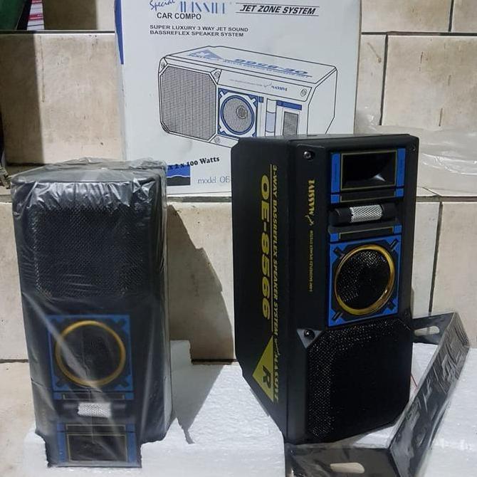Majimoto6 - Speaker Massive 4 Inchi 3 Way Seaker Mobil Sound System Audio