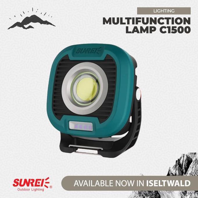 Lampu Serbaguna Sunrei C1500 Mini Camping Light