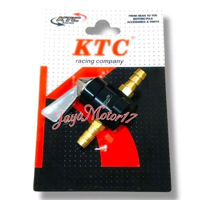Kran bensin KTC Racing CNC Original Keran bensin Motor KTC kran bensin variasi Motor Original KTC un