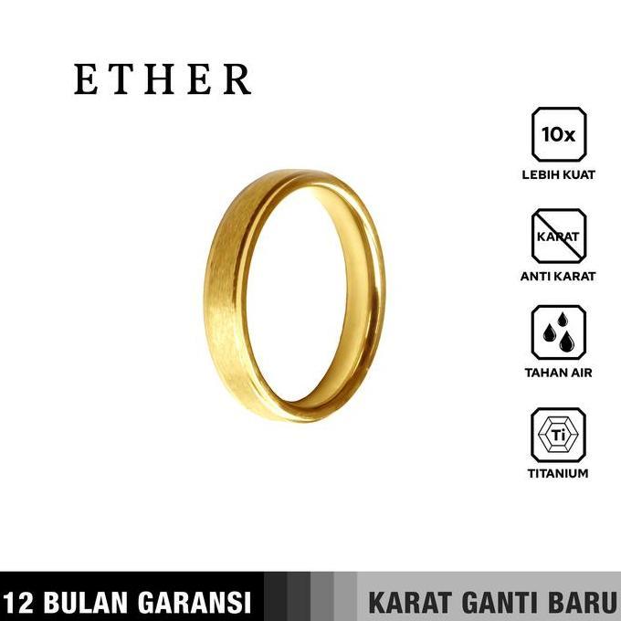 Youboy- Emrys Simple Ring Ether Titanium Anti Karat