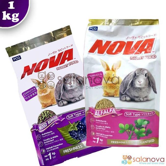 Nova 1kg Makanan Kelinci - Pelet Kelinci