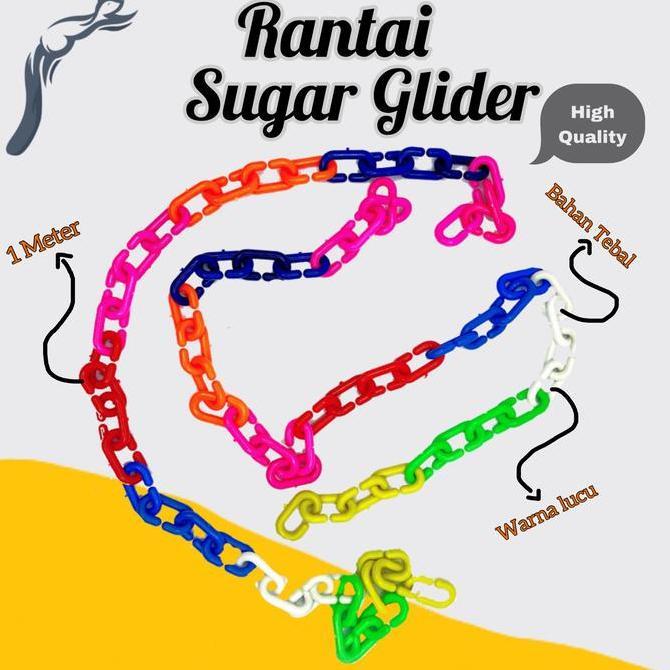 RANTAI SUGAR GLIDER MAINAN AKSESORIS CLIMBING ROPE TUPAI TERBANG