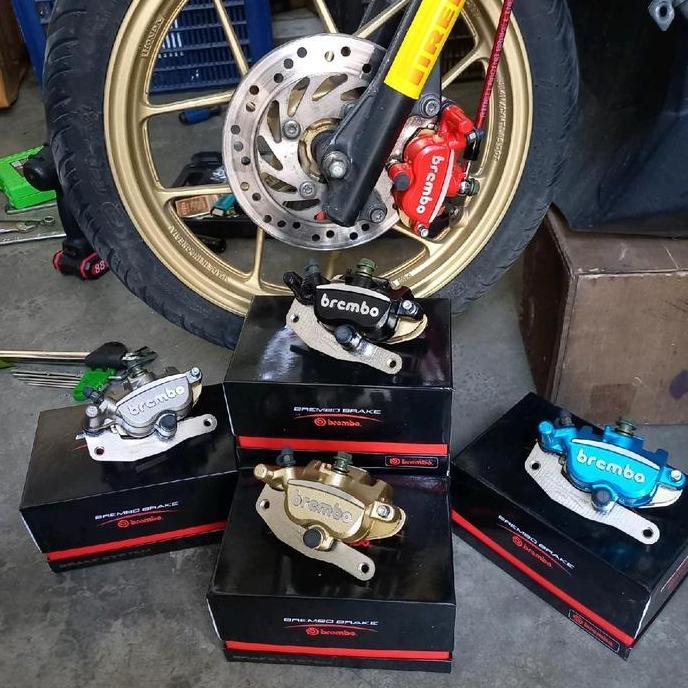 KALIPER BREMBO KIRI 2 PISTON MODEL SAMURAI CHEMCO 2P PNP ALL BEAT VARIO 125 150 BEAT KARBU INJEKSI P