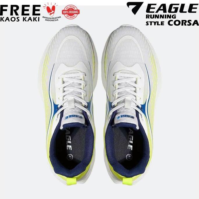 Sepatu Running Style Eagle Corsa Original Sepatu Olahraga Lari Senam Joging Empuk Merk Eagle Corsa T