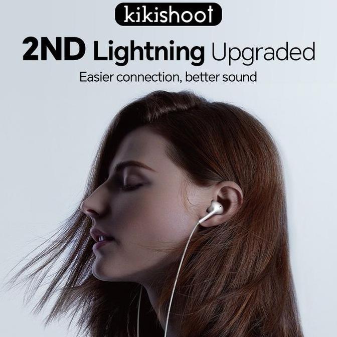 hadiojaya_ - kikishoot headset kiki-2nd cracked version lightning jack kabel earphone untuk ios 7 8 
