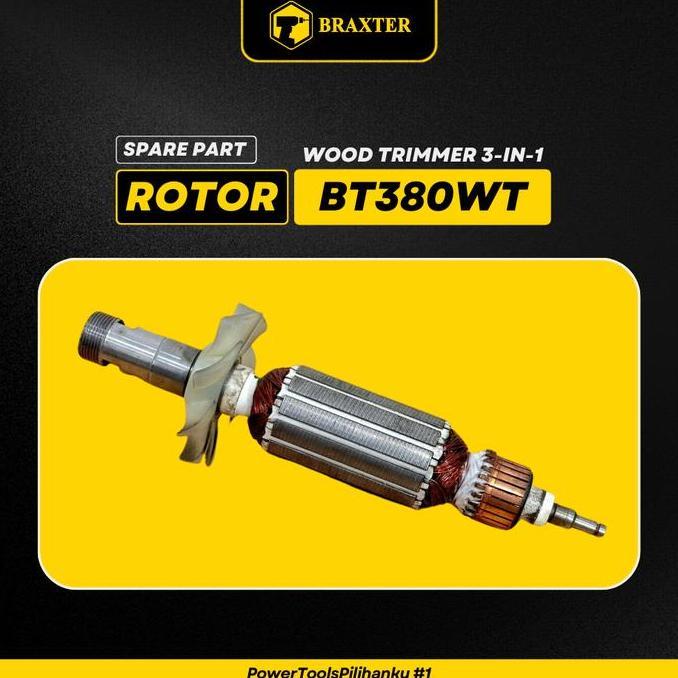 TERLARIS ARMATURE / ROTOR WOOD TRIMMER 3 DUDUKAN BRAXTER BT380WT SPARE PART