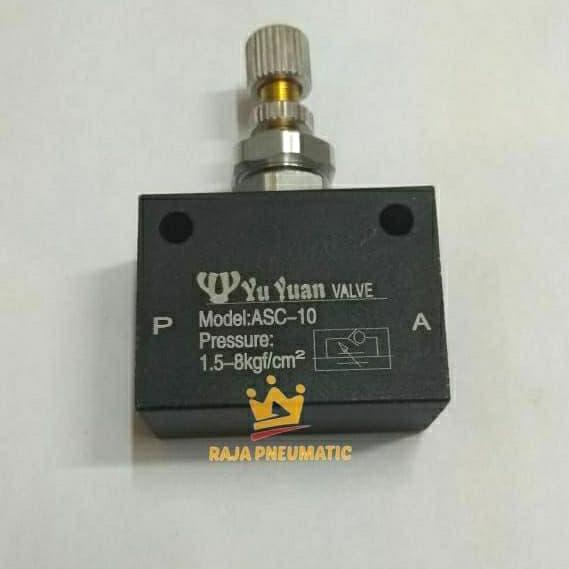 SPEED CONTROL VALVE ANGIN DRAT ULIR 3/8 TYPE ASC - 10