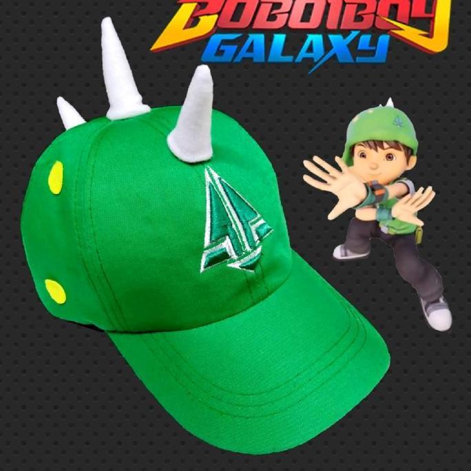 SETELAN BAJU KOSTUM BOBOIBOY DAUN TERBARU LENGAN PENDEK/BAJU BOBOIBOY DAUN Kids