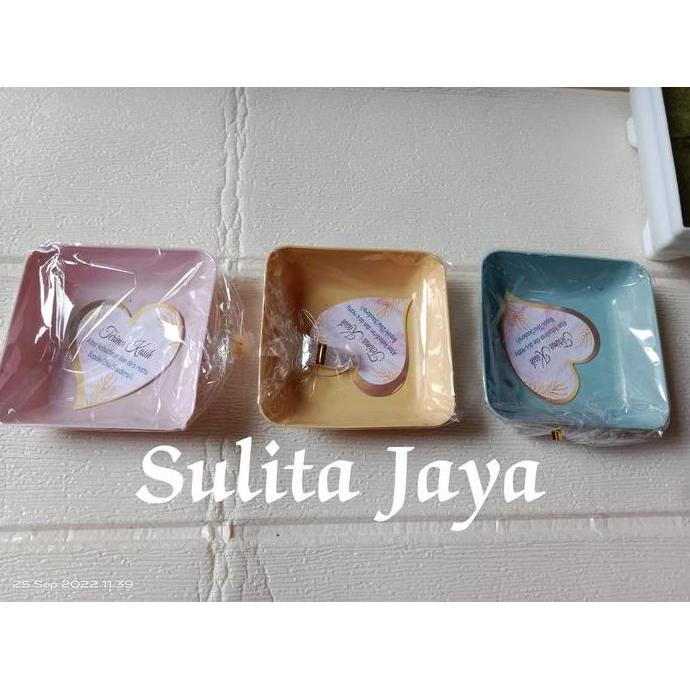 SOUVENIR pernikahan  MANGKOK - ISI 50 PCS SOUVENIR PERNIKAHAN MANGKOK KOTAK WARNA KEMAS PLASTIK / SO