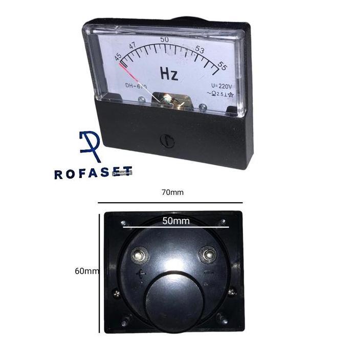 TERLARIS PANEL METER HZ DH670 45-55HZ 220V AC
