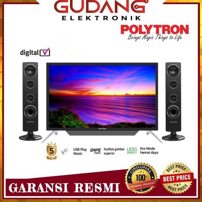 Terlaris Led Tv 32 Inch Polytron Pld 32Tv1555 Cinemax Digital Tv Pld32Tv1555