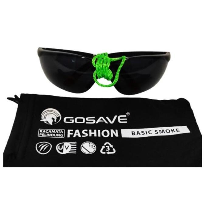 Kacamata Safety Fashion dengan Tali Kacamata Safety Gosave