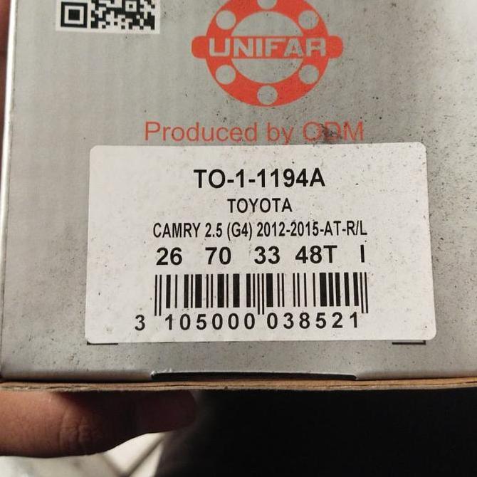 As roda/CV Joint bagian luar Camry New ASV50 2cc 2013 ke atas