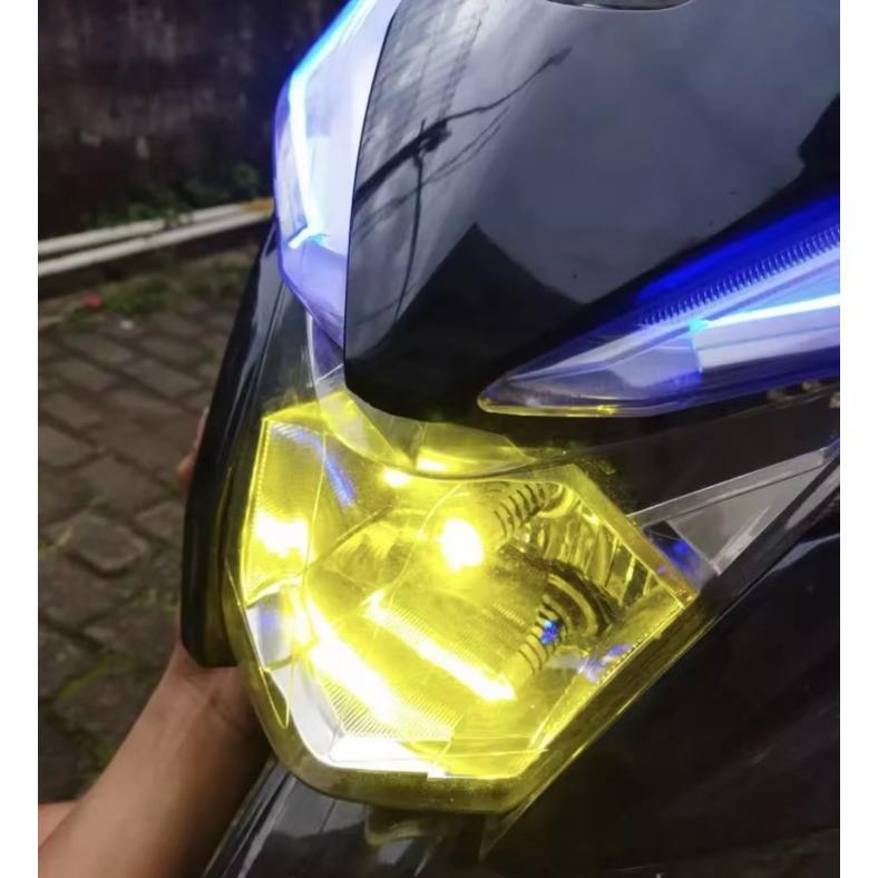 HOT DEALS Lampu Led Laser H6 BA20D 2WARNA BHOLAM LAMPU UTAMA MOTOR LED LASER H6 BA20D