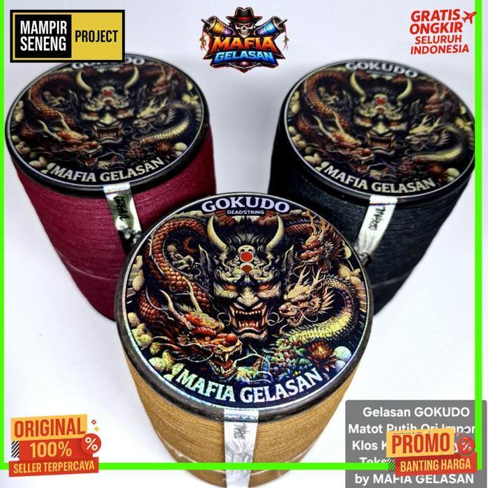Original Gelasan 12000 Yard Gokudo Matot Ori Import Klos Kayu Super Tajam By Mafia Gelasan