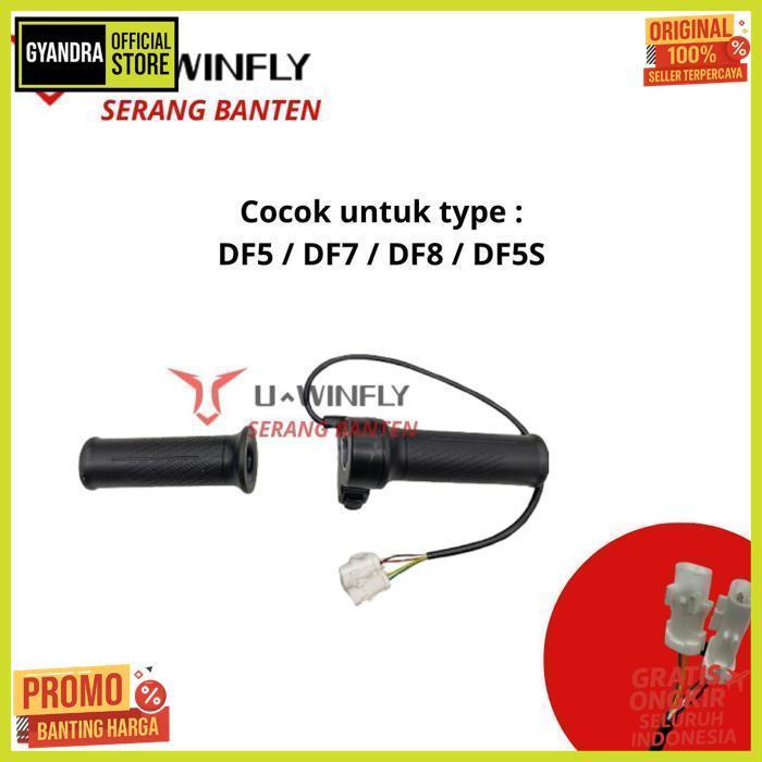 Termurah Handel Gas Sepeda Listrik Original Uwinfly Df5, Df7, Df8, Df5S  Handle Gas Uwinfly