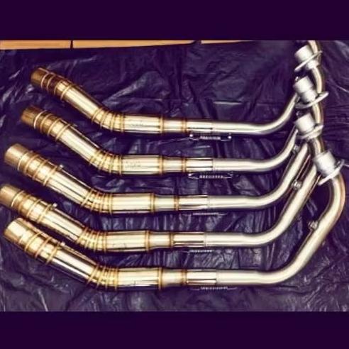 HERICOLLECTIONS KNALPOT RACIMG GP1 DOS INLET 50 BUAT GL VERZA VIXION FU MX MXKING SONIC CBNEW VERZA 