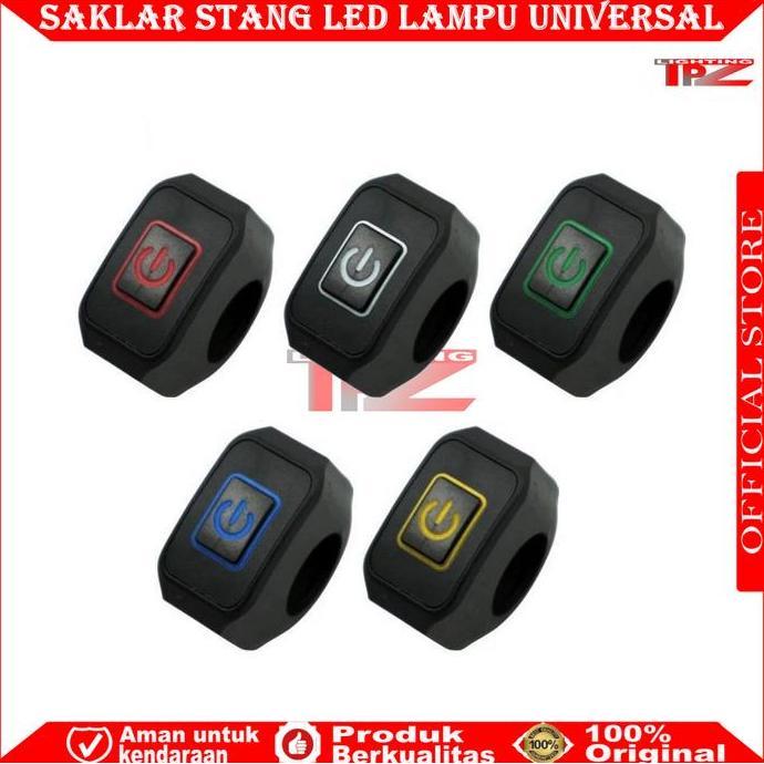 ORIGINAL SAKLAR STANG ON OFF LED |  SAKLAR LAMPU MOTOR STANG MOTOR | SAKLAR LAMPU TEMBAK | SAKLAR ON