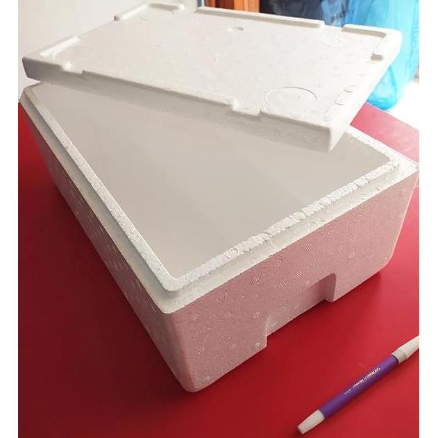 Styrofoam Box Tuna / Box ikan kecil P: 37 cm , L : 23 cm, T : 16 cm
