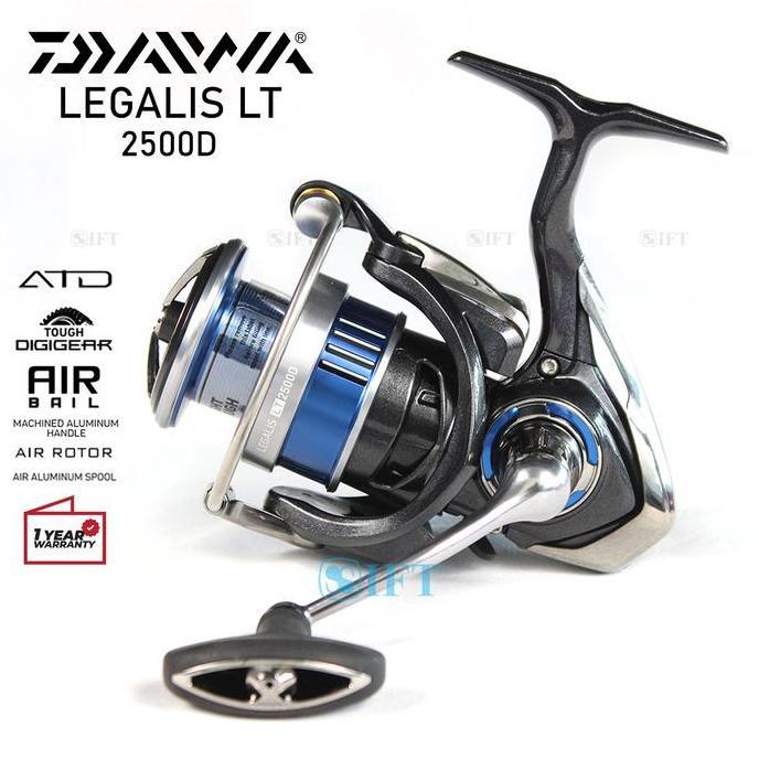 Reel DAIWA LEGALIS LT 1000 -- 5000D-C | Kolam Sungai Laut | Spinning Ringan Kuat Resmi IFT