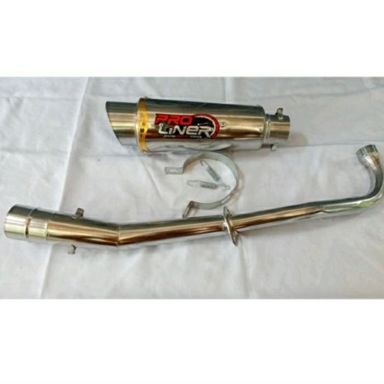 SOLVESSA KNALPOT RACING PROLINER MOTOR SUPRA X, SUPRA X 125, KARISMA, JUPITER Z, SHOGUN R, VEGA R, R
