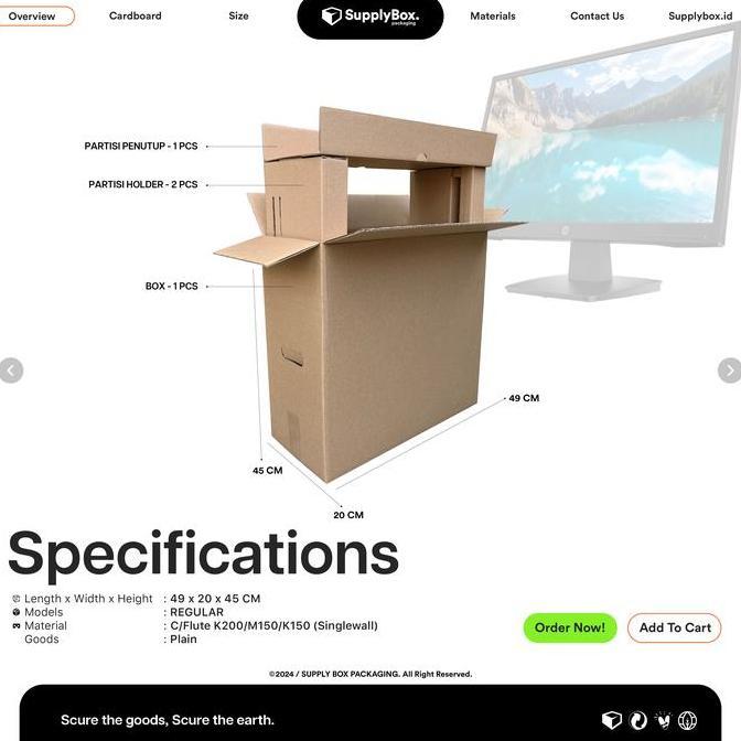 DUS BOX MONITOR 49 x 20 x 45 CM | Dus Monitor | Box Monitor 19 Inch