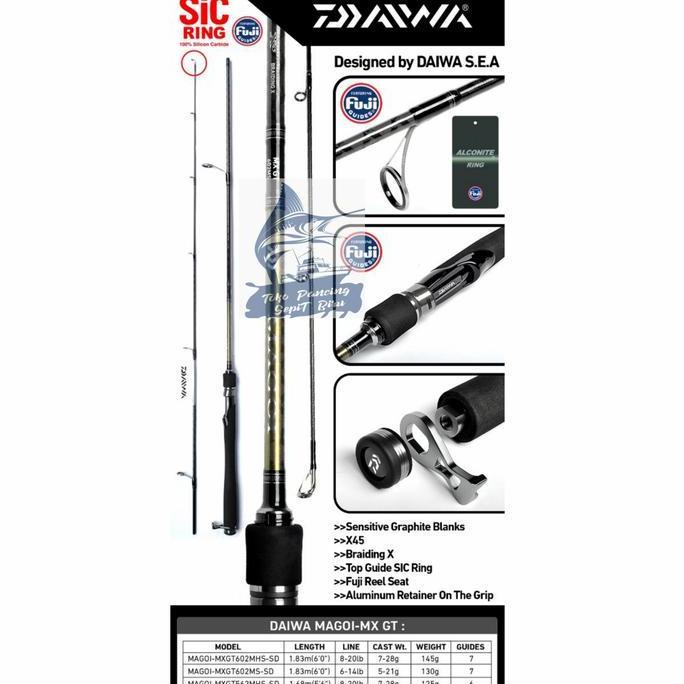 Joran Galatama DAIWA MAGOI GT MX 562MHS 165CM 8-20Lbs FUJI NEW 2021