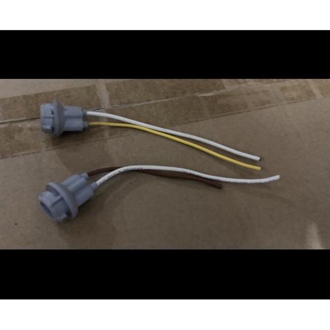 Fiting piting soket t10 lampu sen sein sign senja motor mobil high quality