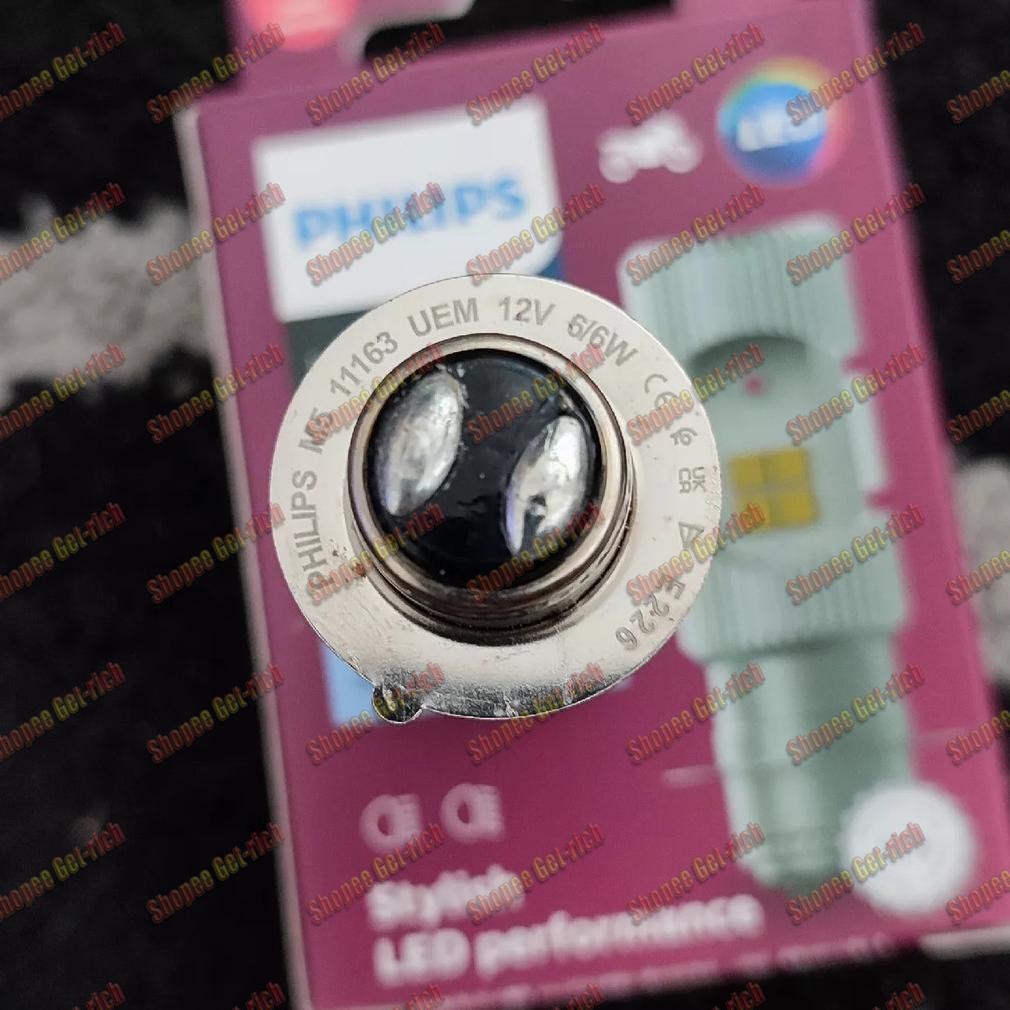 NEW PRODUCT 24H Ship-COD ORIGINAL 100% Lampu Motor Philips Lampu Utama Led H6 Lampu Led Depan Motor 
