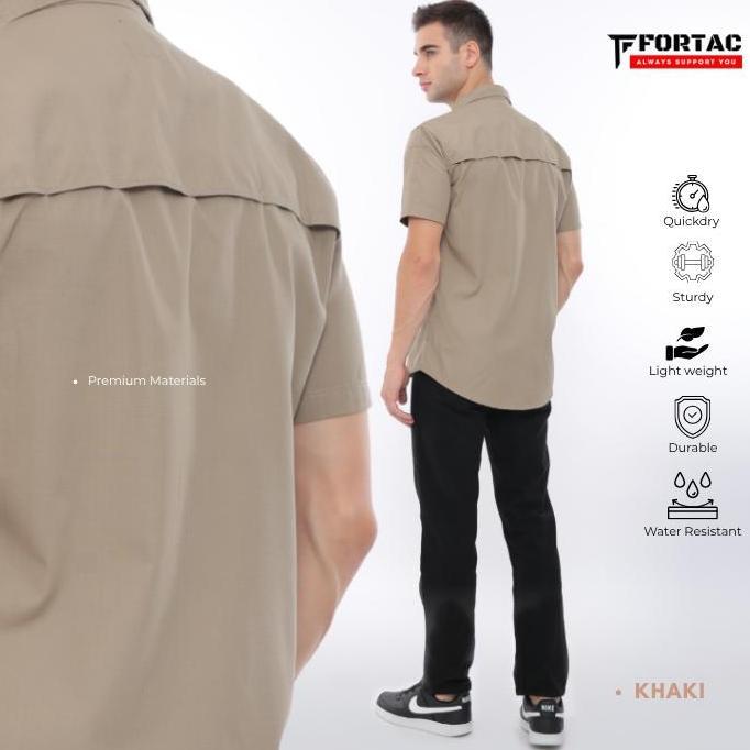 Kemeja Tactical Pasopati SS Shirt | Fortac Indonesia untuk Pria Formal dan Non-Formal - Baju Kantong