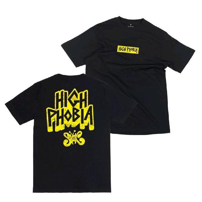 DB270 - Slank - Kaos Slank - HIGH PHOBIA - Kaos Slank Original Akugilastore - Baju Pria Unisex