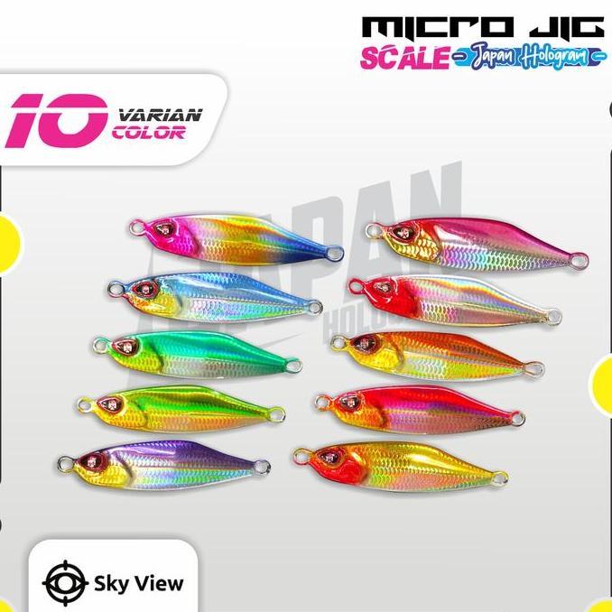 Umpan Micro Jig 20 Gram Single Assist Hook Mikro Jig 20 Gram Metal Jig