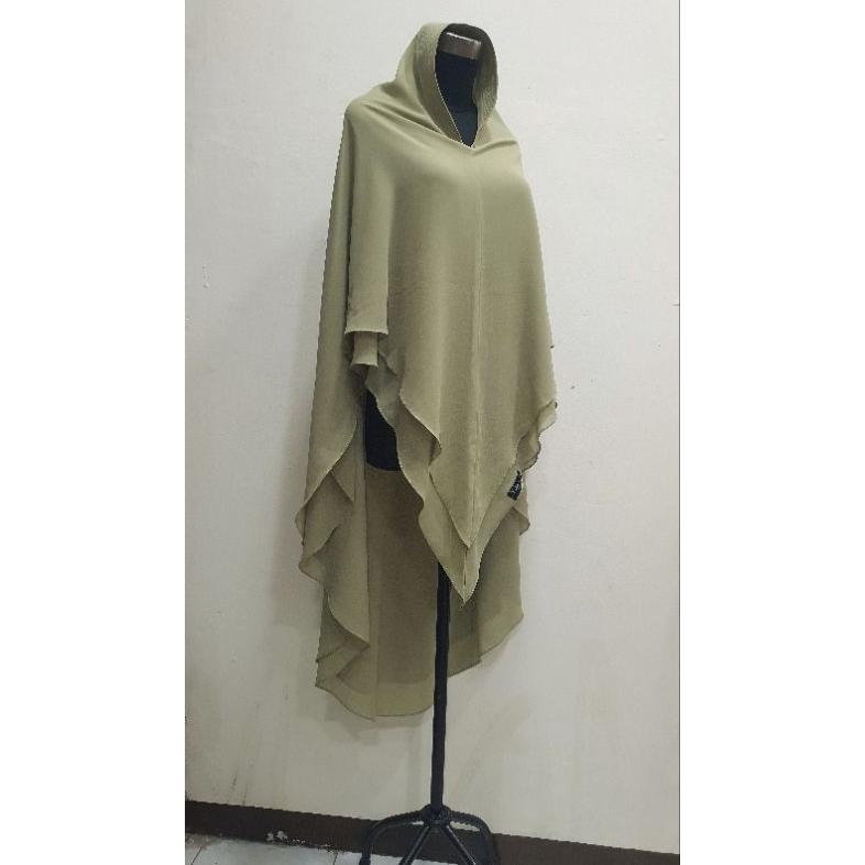 NEW DEALS kerudung syari 2 layer ceruty Armani babydoll premium hijab khimar namira polos jilbab sya