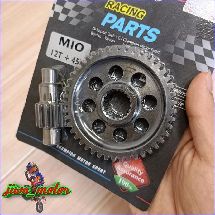 gear gi rasio ratio Mio Nouvo moto1 racing orinal 12 44 & 12 45
