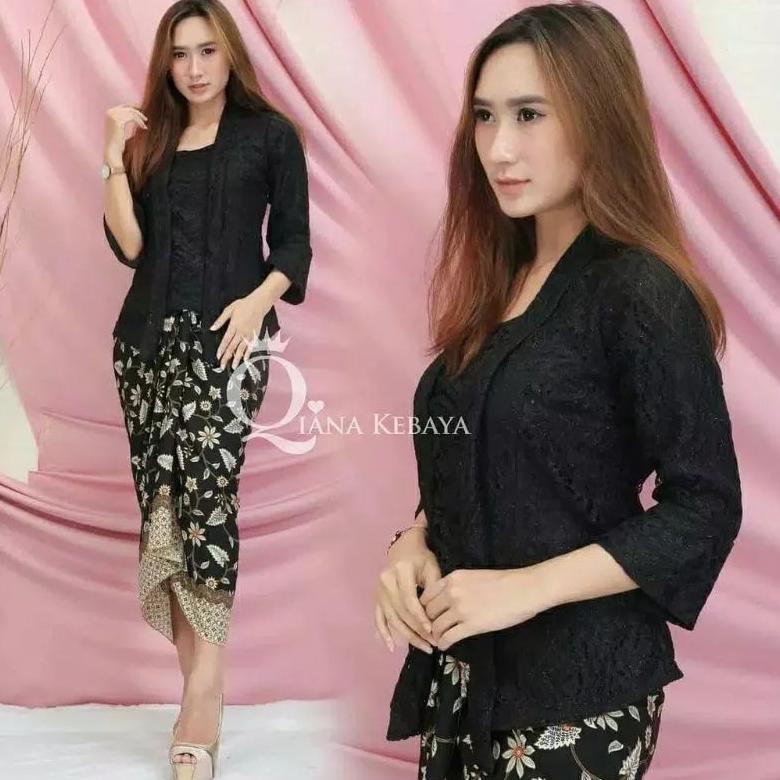 sale SET KEBAYA KUTUBARU BROKAT MODERN BAJU WISUDA PESTA KONDANGAN TUNANGAN KARTINIAN ATASAN KEBAYA 