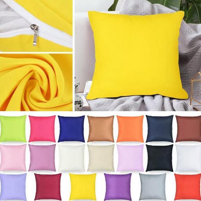 Sarung Bantal Sofa Polos Elastis Cover sarung Bantal Sofa LT