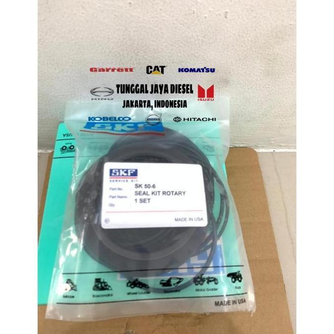 Sealkit Rotary Kobelco Sk50-6 Sk50 Seal Kit Center Joint Skf Murah!