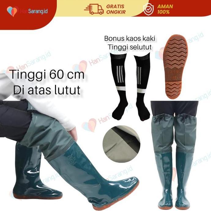 TERLARIS SEPATU BOOT KEBUN SEPATU CELANA PERTANIAN 60 CM
