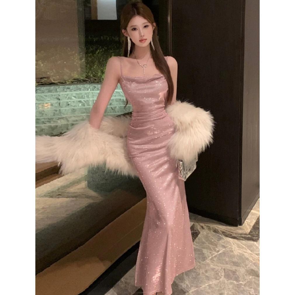 TERBARU EMITA BLOOM long dress merah natal press body wanita premium jumbo korean style big size imp