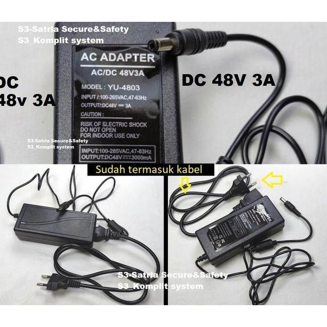 Nach- Adaptor 48V 3A / Power Supply 48V 3A Adaptor Dc 48V 3A