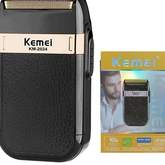 Kemei Km2024 Shaver Wateroof Alat Mesin Cukur Jenggot Kemei Km 2024