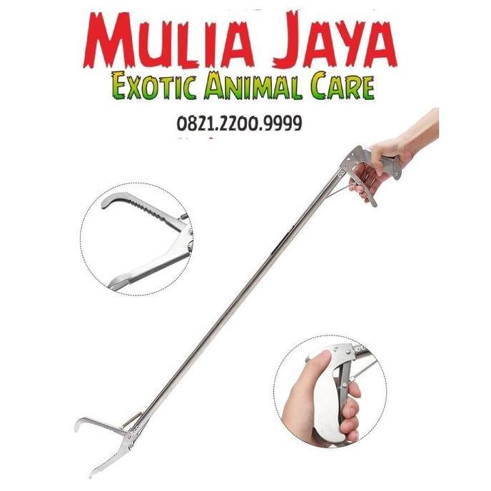 Cookwe- 150Cm Penjepit Ular Penangkap Ular Tongkat Ular Grab Stick Snake Tongs